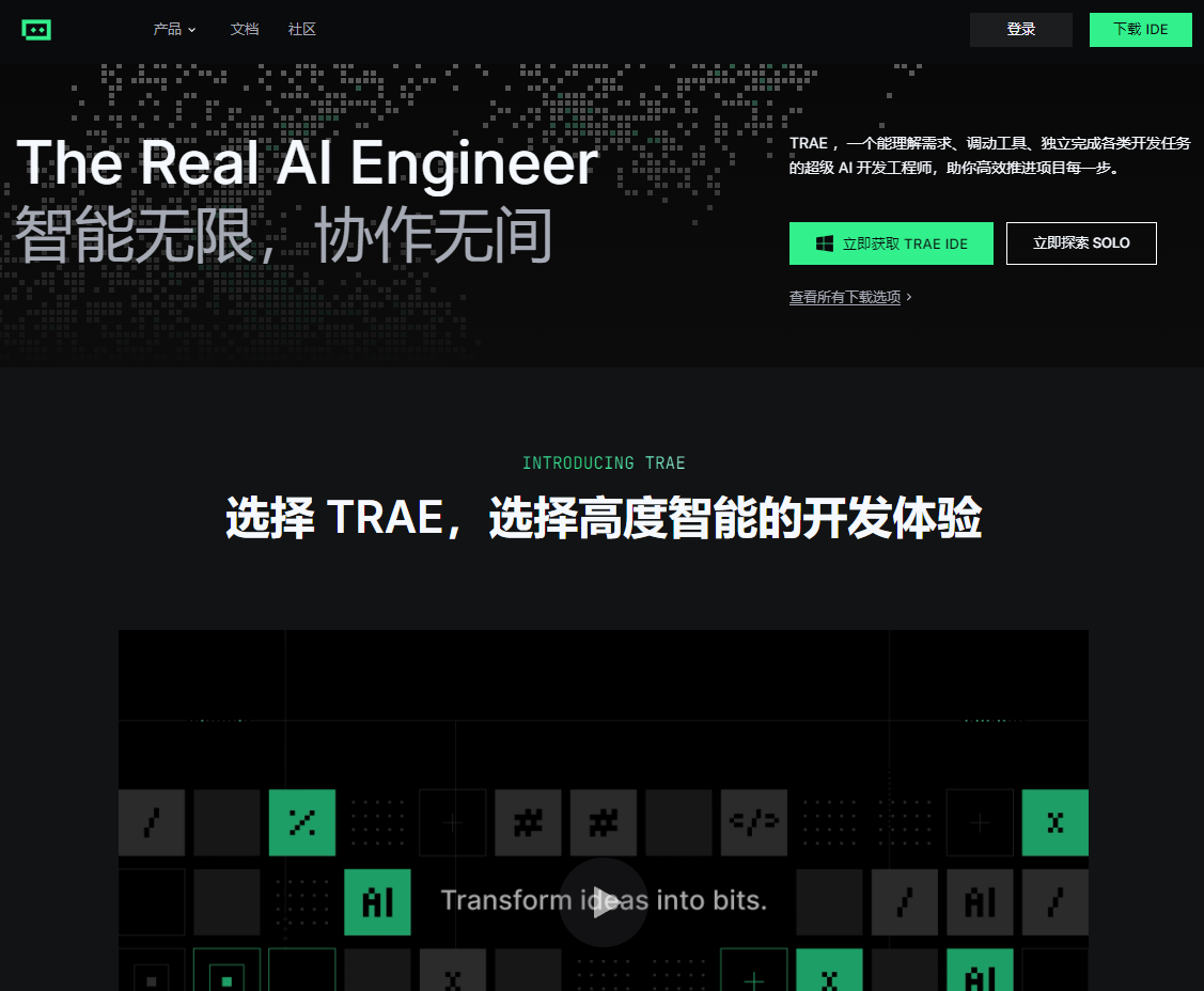 Trae截图